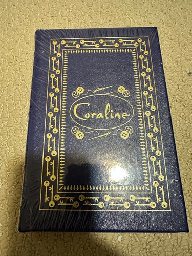 Easton Press CORALINE *Signé par Neil Gaiman et Dave McKean - SCELLÉ