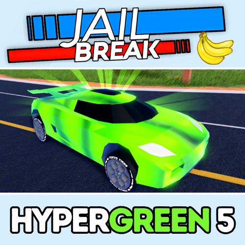 GREEN Hyper Chrome Level 5 💎CLEAN • CHEAP • FAST DELIVERY🍌 Roblox  Jailbreak