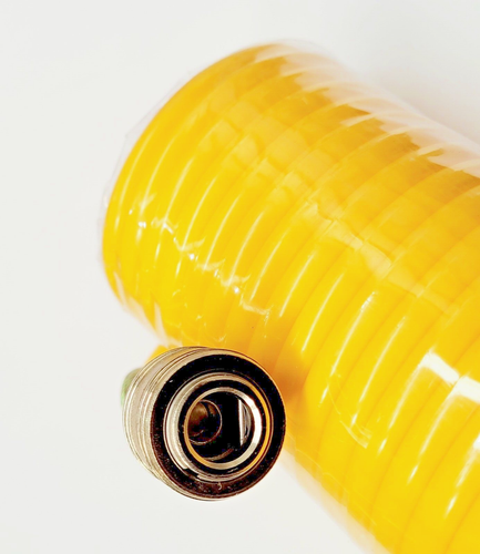 Compressor Air Line Hose 15M Coil 15 Metre Coiled For Air Tools 1/2" Swivel NEW - Picture 7 of 8