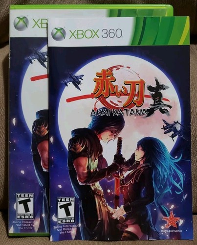 Akai Katana (Microsoft Xbox 360, 2012) NUR Original-Zubehör-Hersteller Hülle Artwork & Handbuch 