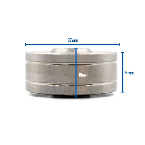 WIA WF072 MIG roller U groove 37mm x 10mm x 18mm. - Suits 1.0mm / 1.2mm wire - Bild 11 von 11