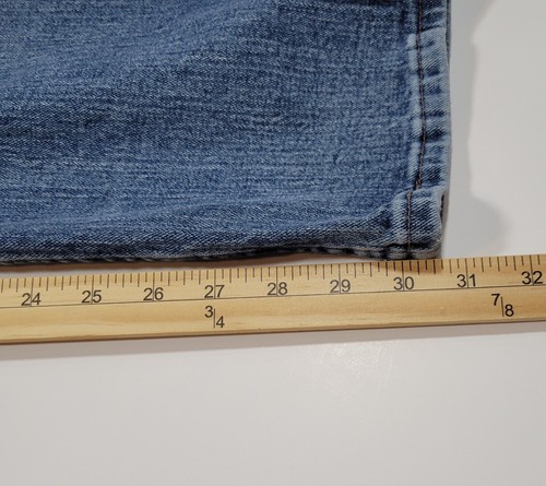 Pantalones de mezclilla para hombre Wrangler 36x32 azul pierna recta -36x31 real - Imagen 3 de 7