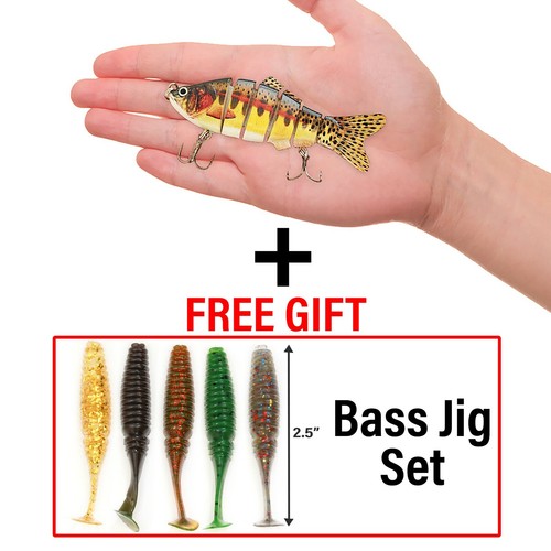 UFISH- Segmento Señuelos de Pesca Articulados Cebo de Pesca Cebo de Articulado Multi - Imagen 3 de 31