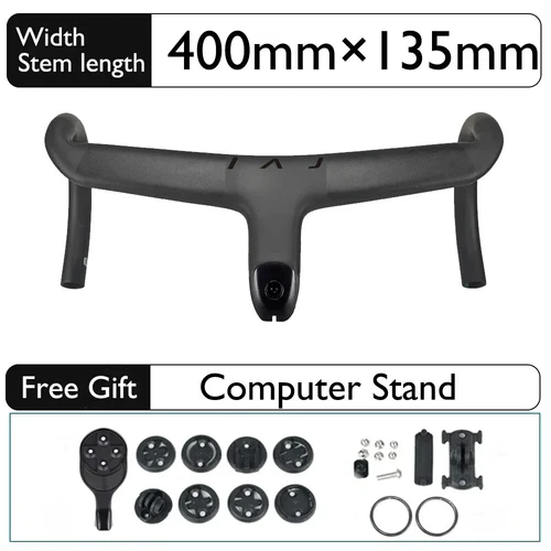 Carbon Full Internal Cable Routing Road Bike Integrated Cockpit Di2 Handlebar - Picture 14 of 43