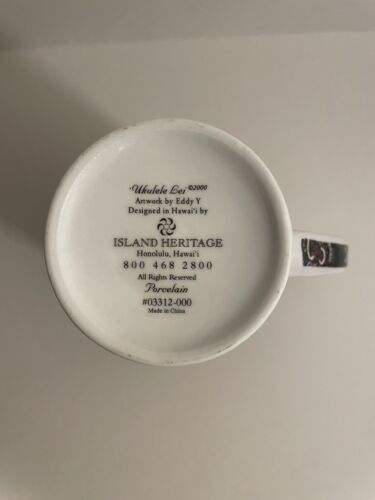 Eddy Y Mug Island Heritage Honolulu Hawaii Surf 10 Oz Porcelain - Picture 3 of 10