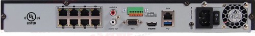 Hikvision 8K 8 Kanal NVR DS-7608NI-M2/8P 8ch 8MP Decodierung 128 Mbps Bandbreite - Bild 2 von 8