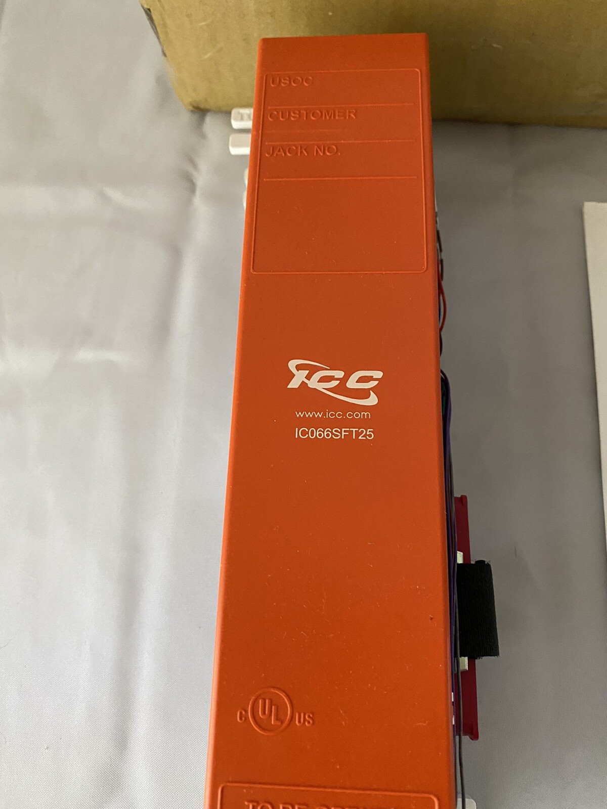 icc-ic066sft25-wiring-66-block-ebay