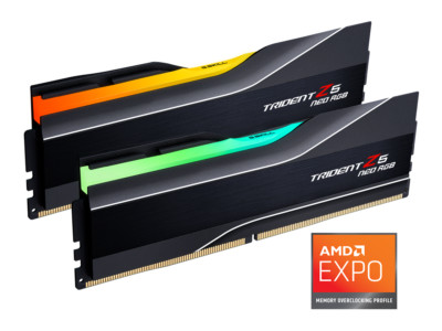 F5-6000J3040G32GX2-TZ5NR 64GB（32GBx2） G.SKILL Trident Z5 64GB (2 x 32GB) Desktop Memory Model F5