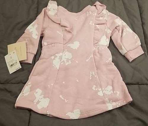 Grayson Mini Size Newborn 2 Piece Outfit Long Sleeve Ruffled Shirt Pants - Picture 9 of 10