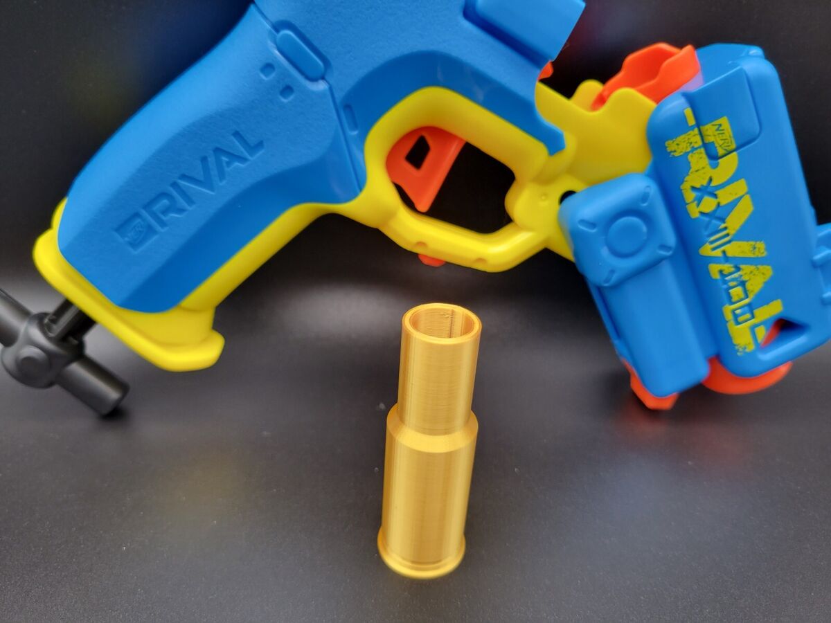 Full Length / Double Short Dart Shell Mod for Nerf Rival Pilot Blaster Toy  Gun