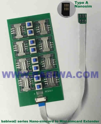 babiwa series 30B TybeB Nanosimcard to Minisimcard Microsimcard Extension Cable