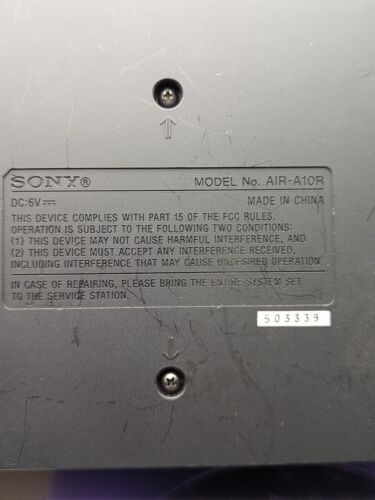 Sony S-Air Wireless Receiver, Lautsprecher & Fernbedienungen, Festplatte, Wandstecker *getestet* - Bild 12 von 13