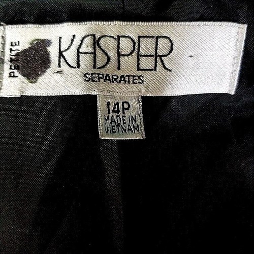 Kasper Ladies Beautiful Turquoise Green Jacket - Size 14P - Picture 6 of 7