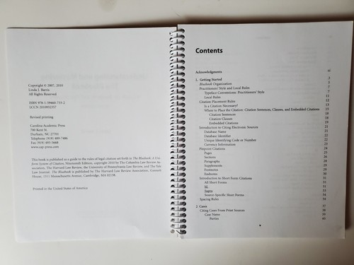 Understanding And Mastering The Bluebook 2nd Edition Spiral - Imagen 4 de 8