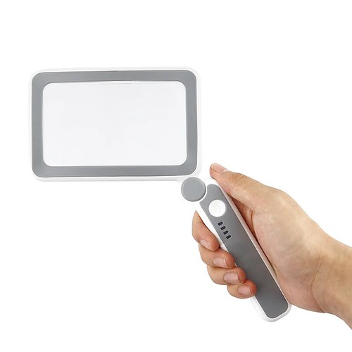 Lupa de lectura recargable con luces LED Lupa Lupa plegable - Imagen 7 de 17