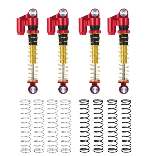 Amortiguador amortiguador telecon roscado de aluminio 43 mm para coche de radiocontrol 1/24 axial SCX24 - Imagen 10 de 11