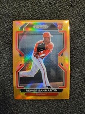 2022 Panini Prizm #160- REIVER SANMARTIN Neon Orange Prizm RC Tier II #/100