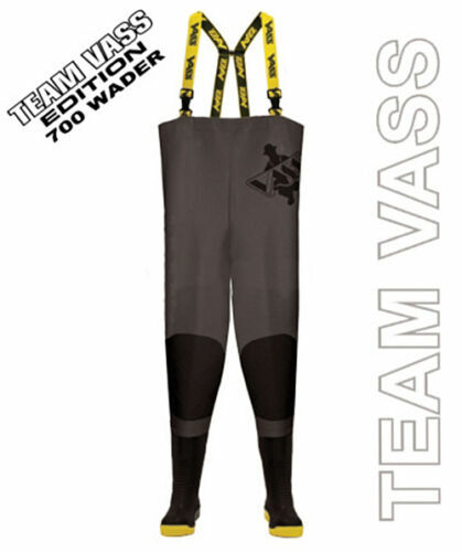1Team Vass Waders - Vass-Tex 700E Heavy Duty Chest Waders - Picture 1 of 1