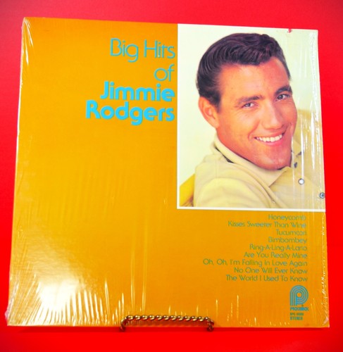 1978 Issue 'Big Hits Of' JIMMIE RODGERS 33rpm (NM) Vinyl LP Honeycomb KISSES - Picture 1 of 5