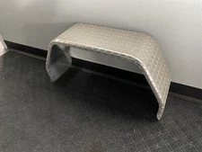 Aluminum  diamond tread plate single axle trailer fender 
