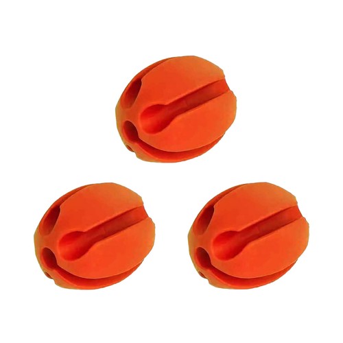 3PC Portable Fishing Rod Clips Fixed Ball Rubber Fishing Pole Clips Accessories - Picture 5 of 42