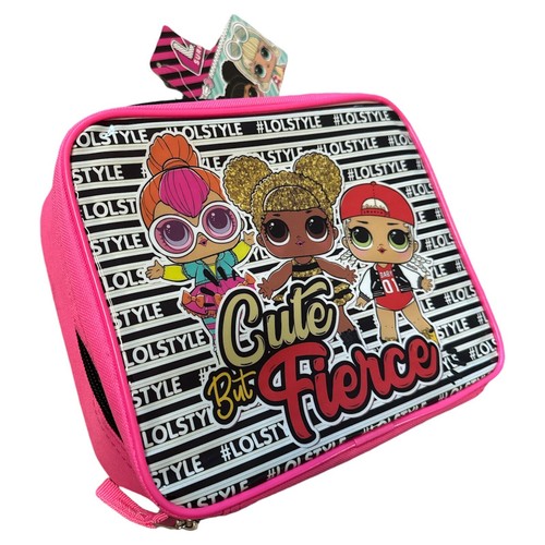 L.O.L LOL Surprise Lunch Box Lunch Bag Insulated Cute But Fierce Girls Pink New - Picture 3 of 8