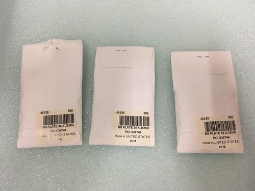 EDMUND BS PLATE 35X35MM QTY 3 - Bild 1 von 4