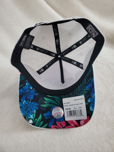 NUEVA ERA 9 CUARENTA MLB CHICAGO WHITE SOX 2005 WS FLORAL SNAPBACK SOMBRERO PARA HOMBRE BLANCO NUEVO - Imagen 9 de 9