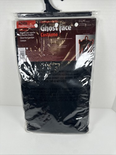Ghost Face Scream Adult Costume Fun World Halloween One Size Adult Standard Read - Picture 6 of 12