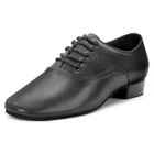 Men's Ballroom Dance Shoes - Leather Lace-up Dancing Shoes for Latin Tango Sa...