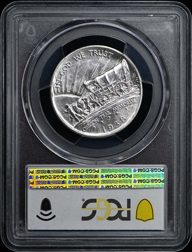 OREGON 1938 PDS SET 50C Silver Commemorative PCGS MS67 - Picture 6 of 6