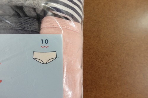 Cat & Jack Girls Size 10 Multi-Color Cotton Hipster Underwear 10 Pack New - Picture 3 of 5