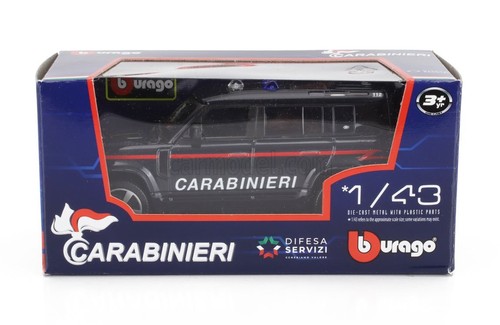 MODELLINO AUTO STATICO BURAGO LAND ROVER NEW DEFENDER 110 CARABINIERI 2022 1:43 - Foto 6 di 6