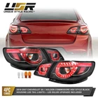 BLK Housing RED LED OE Holden Commodore Style Tail Light 4pc For 14-17 Chevy SS