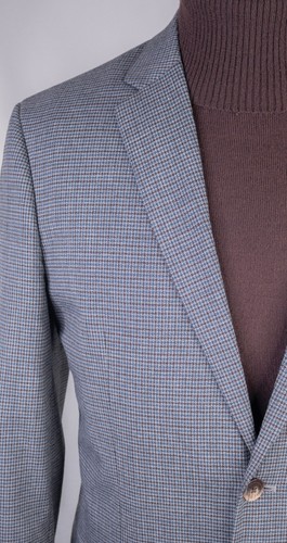 Ben Sherman Mens Blazer Sport Coat Two Button Casual Jacket Size 42R Poly Blend - Picture 5 of 14
