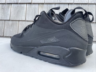 mid'90様 Nike Air Max 90 Mid Winter Triple Black Sneakers Shoes