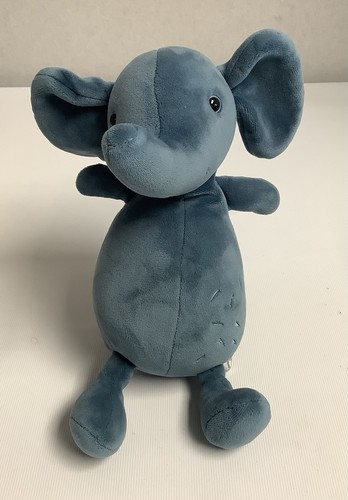 Jellycat Woddletot Blue Elephant Velvet Effect Plush - Picture 1 of 6