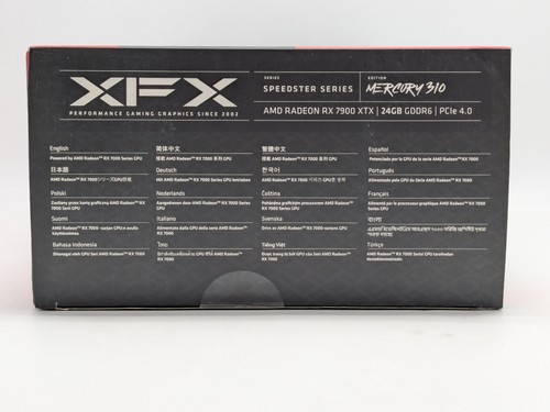 XFX SPEEDSTER MERC 310 AMD Radeon RX 7900 XTX Black Edition | 24GB GDDR6 - Picture 6 of 9