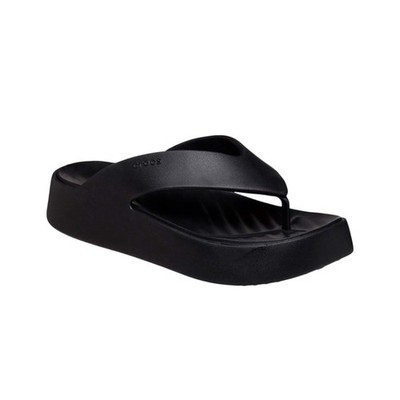 Crocs Getaway Platform Flip Zehentrenner Damen schwarz
