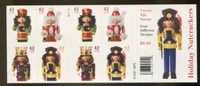 US MNH Pane #4363a 42c  Christmas Figurines , p43630