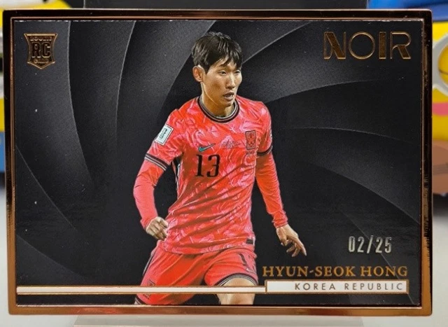 Hyun-Seok Hong 2024-25 Panini Noir Bronze 02/25 RC #137