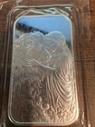 dirigit deus gressus meos 1 oz silver bar girl and lion