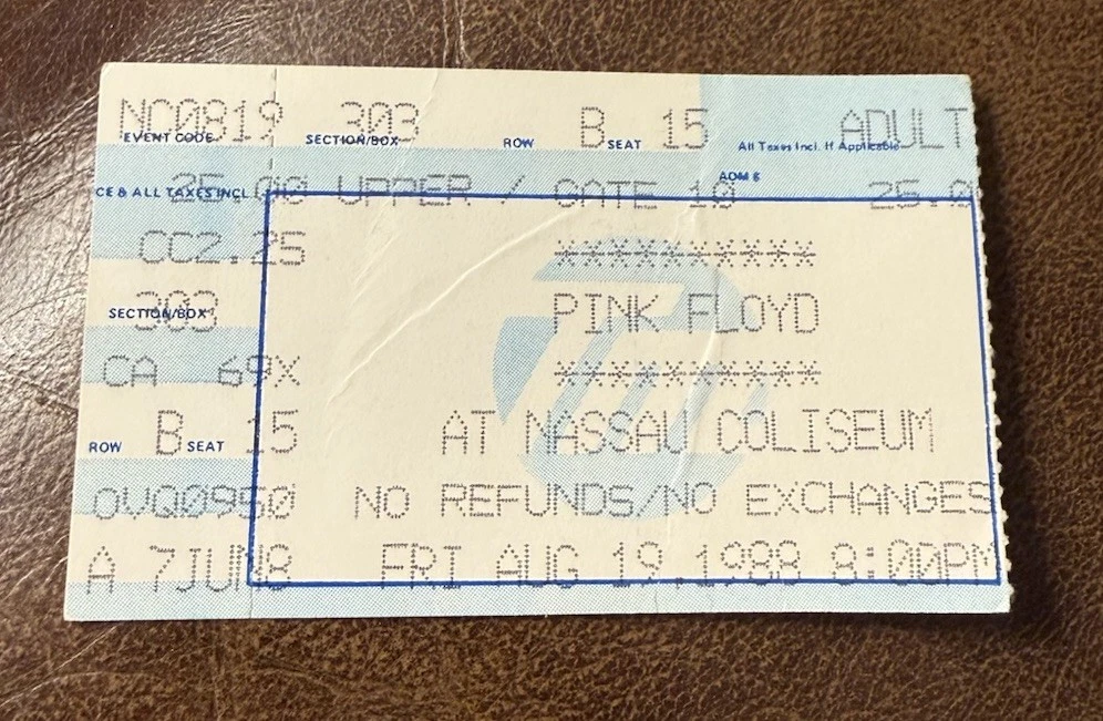 Original Pink Floyd Concert Memorabilia for sale | eBay