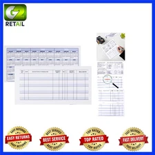 Compact 12 Pack Check Registers with Bold Layout - Essential Finance Solution
