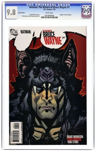 Batman Return of Bruce Wayne 1B Sprouse 1:25 Variant CGC 9.8 2010 0167840004