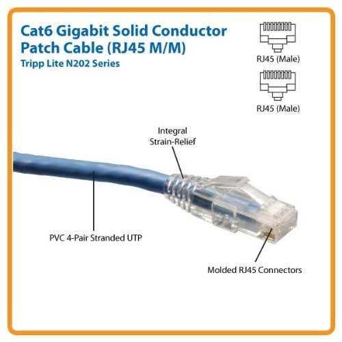 Tripp Lite N202-050-bl Kategorie 6 Netzwerkkabel - 50 Fuß - Patchkabel - Blau - Bild 1 von 2