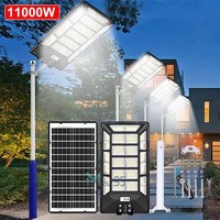11000W Super Bright Commercial Solar Street Light Outdoor Road Dusk to Dawn Lamp 33