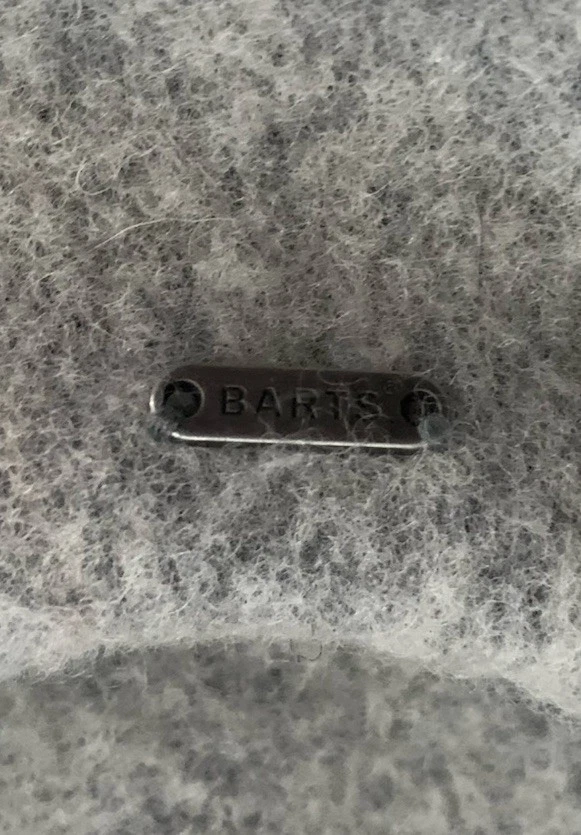 Barts Sambre Beret Gray Wool Hat Women’s Small/Medium - Image 3 of 4