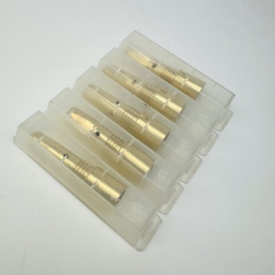5-Pack Abicor Binzel 142.0160 Brass Contact Tip Holder for Welding Torch. M8