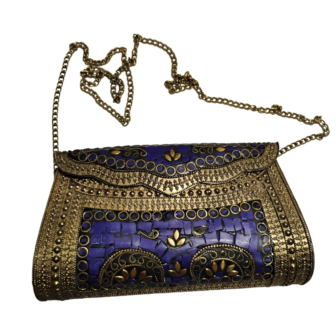Metal Stone Purse In Vintage Bags, Handbags & Cases for sale - eBay